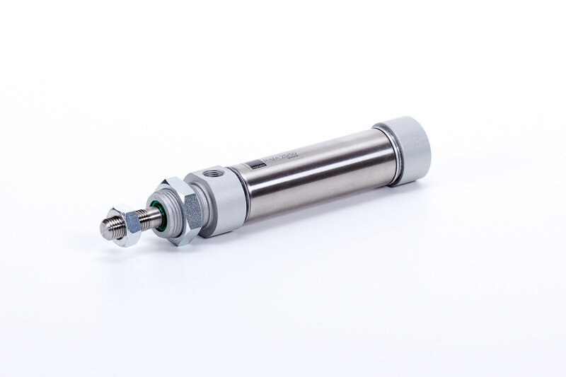 Kurzer Abschlussdeckel mit Druckluftanschluss axial