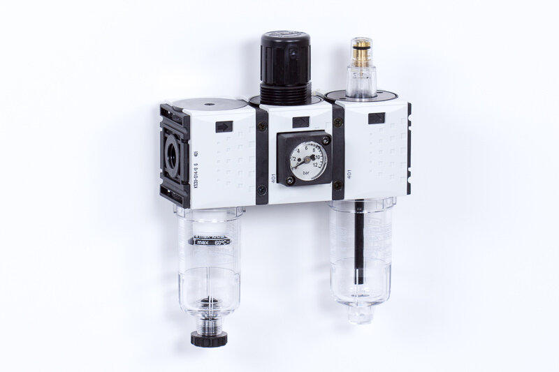 Filter-Regler-Öler (FRL, 3-teilig)